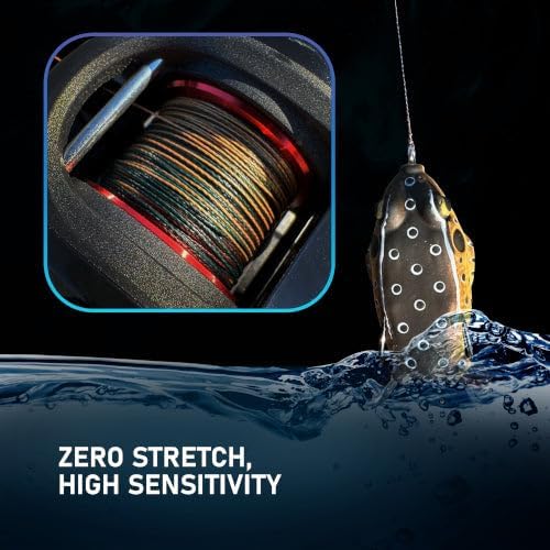 Reaction Tackle Braided Fishing Line - Pro Grade Performance for Freshwater & Saltwater - High Visibility Color