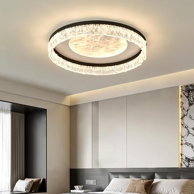 Pendant Lights, Nordic Decoration Home Bedroom Decor Smart led Lamps Ceiling Lights for Living Room Indoor Lighting lamparas(B Style,Remote Control)