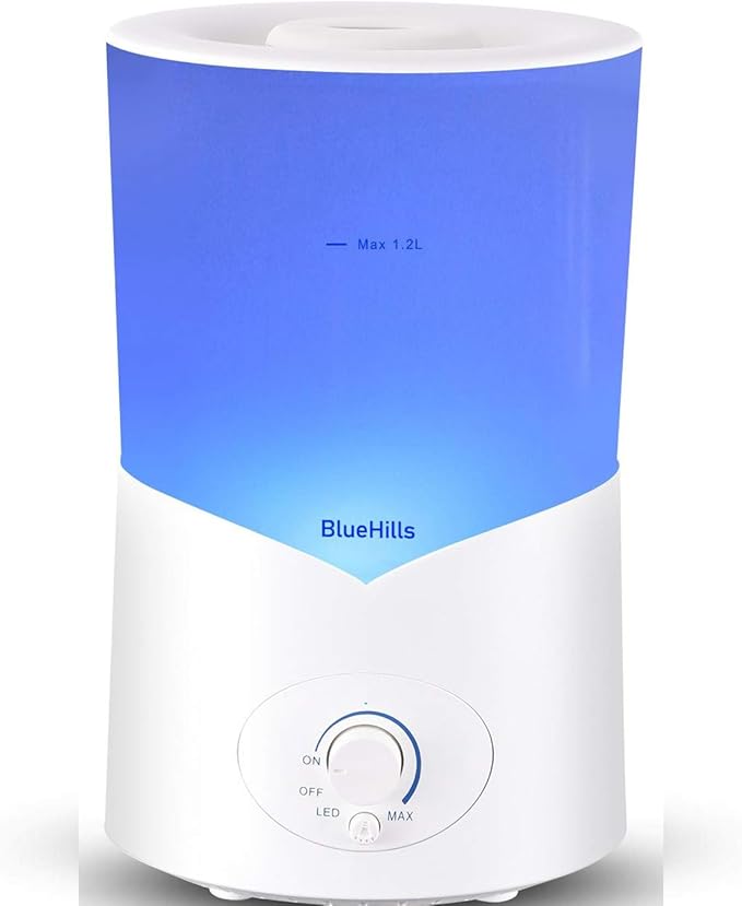 BlueHills Premium Set of Three Large 3000 ML, 2000 ML, and 1000 ML XL Essential Oil Diffusers Humidifier Combo for Large Room Home with Décor LED Lights Great Gift – White