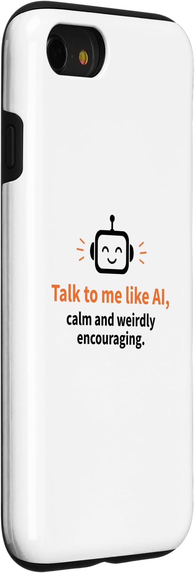 AI Robot Calm Encouraging Tech Support Case for iPhone SE (2020) / 7/8