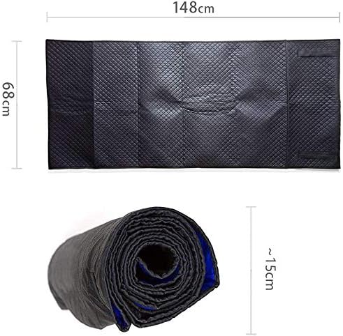 Rolling Creeper Mat, 60"x28" Under Car Repair Pad with Storage Bag, Foldable Low-Profile Mechanics Mat for SUVs, Trucks & Low Clearance Cars, Waterproof & Easy Clean Garage Floor Magical Rolling Mat