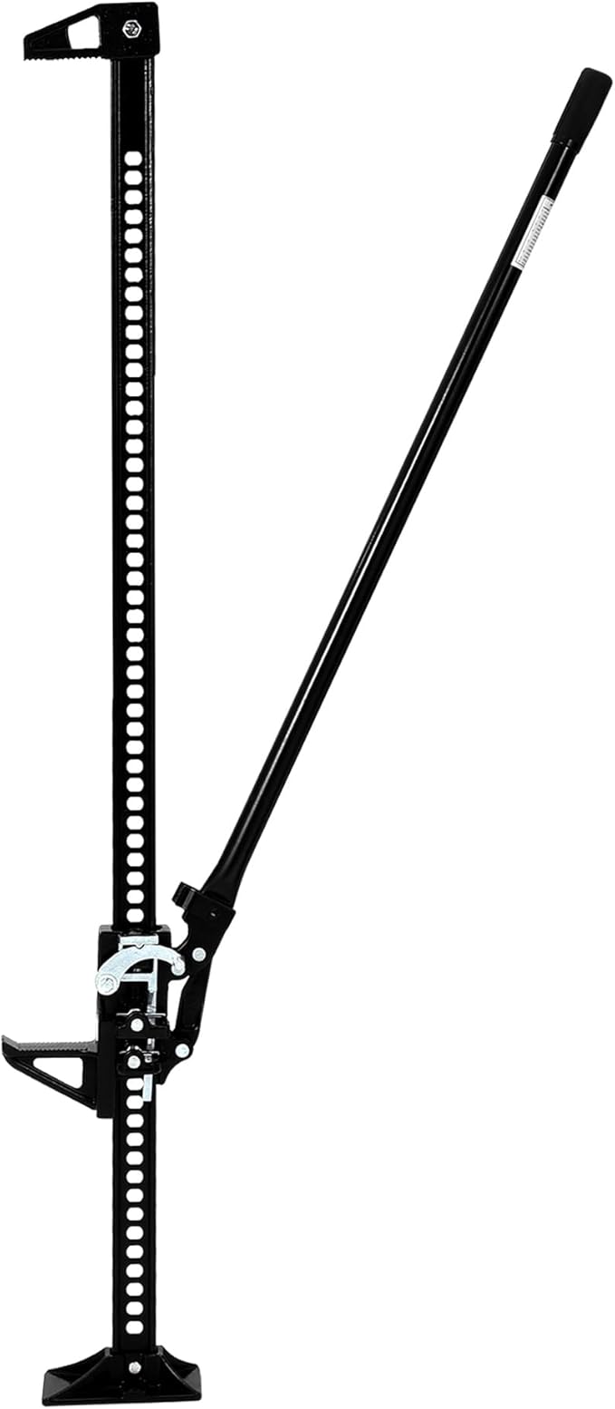 GarveeTech 60" Farm Jack, 3 Ton Capacity Ratcheting Off Road, Utility Heavy-Duty F-arm J-ack for Tractor, Truck, SUV, Lift Height 5.12-52 inches