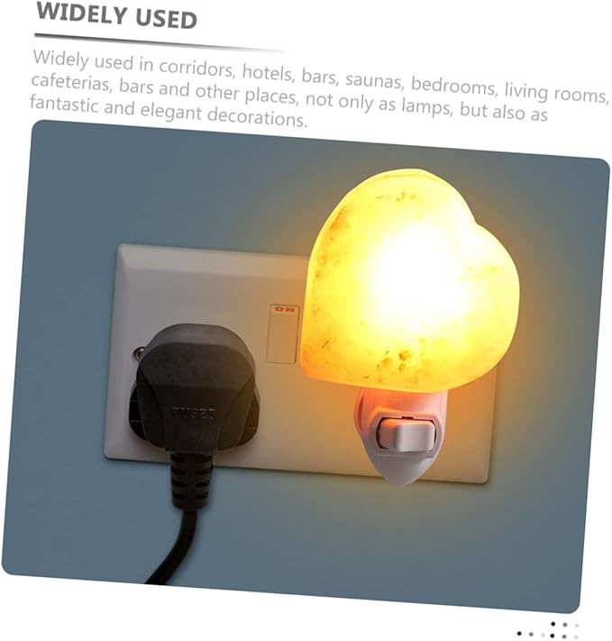 Ciieeo Led Night Shape Crystal Bathroom Home Decor Plug Night Plug Relaxing Atmosphere