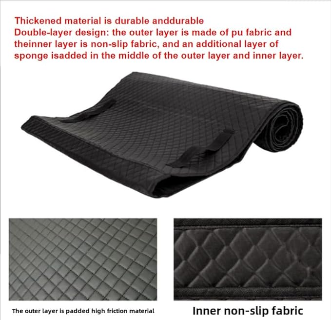 Creeper Pad Car Repair Creeper Mat Black Automotive Creeper Rolling Pad for Working On The Ground 70X150CM Working Excellent Car Repairing