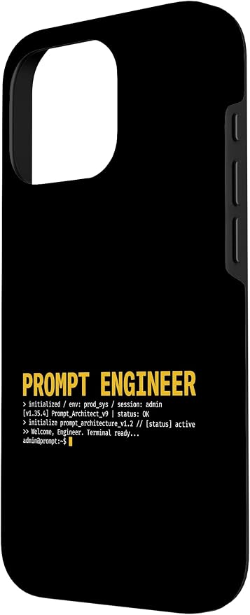 Prompt Engineer Terminal Screen AI Developer Software Coder Case for iPhone 16 Pro