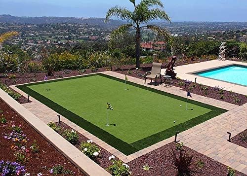 Pro Putting Green Golf Artificial Grass Turf 7FTX36FT， Indoor Outdoor Golf Training Mat, Synthetic Fake Grass for Baseball Football Gym Sports