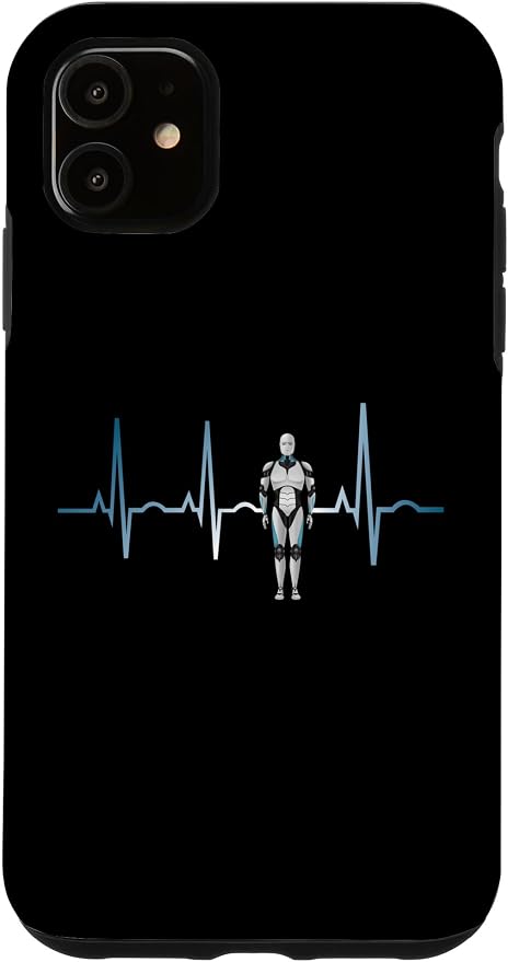 iPhone 11 Ai Heartbeat Love Ai EKG Heart Funny Idea for Ai lover Case