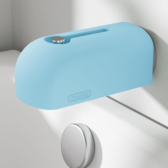 Bathtub Faucet Cover, Soft Silicone Bath Faucet Cover for Kids, Bath Spout Cover for Tub, Faucet Cover for Bathtub Safety, Toddler Bath Tub Spout Protector Cover, Universal Fit (Blue)