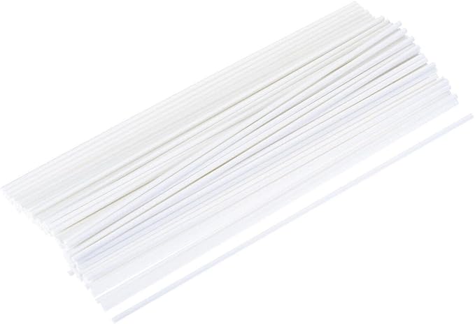 Urban Naturals Reed Diffuser Sticks 10 Inch White Fiber, 50 Count, High Absorbency for Aroma Diffuser Refill, Home Use