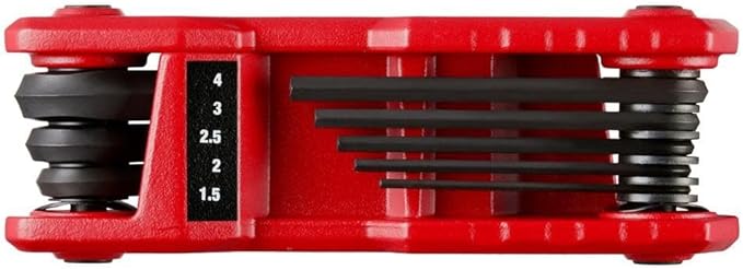 Milwaukee Electric - 17-Key Folding HEX Key Sets - SAE/Metric
