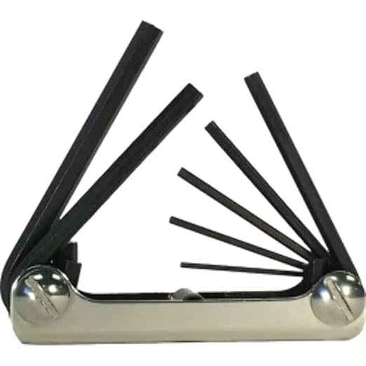 EKLIND 20511 Steel Handle 5pc SAE Hex Key Set 3/16-3/8 & 21172 Classic Steel Handle 7pc Metric Hex Key Set 2-8