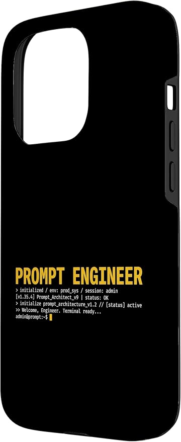 Prompt Engineer Terminal Screen AI Developer Software Coder Case for iPhone 15 Pro