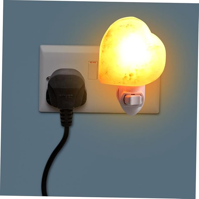 Ciieeo Led Night Shape Crystal Bathroom Home Decor Plug Night Plug Relaxing Atmosphere