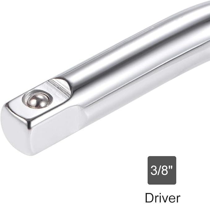 uxcell 3 Pcs 3/8" Drive Socket Breaker L Shape Extension Bar Wrench, CR-V