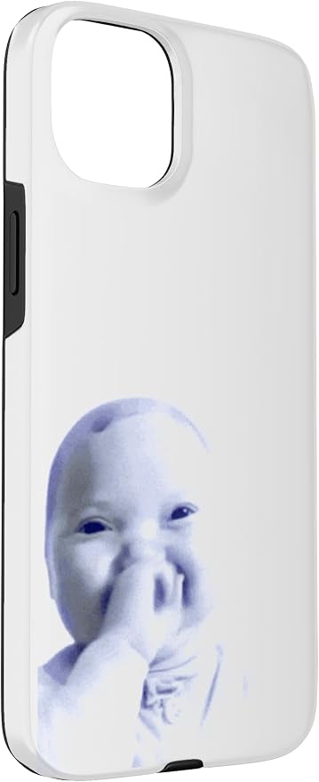 AI Baby Holding Laugh Meme Case for iPhone 15 Plus