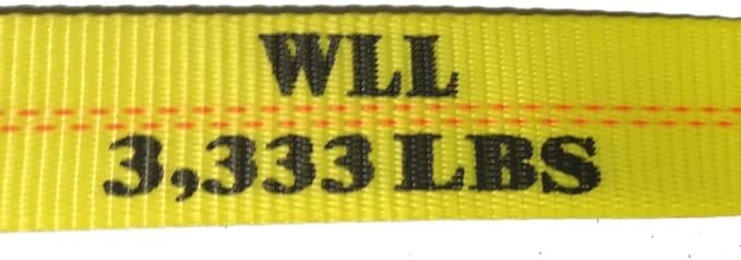 Mytee Products Ratchet Tie-Down Straps with Wire Hook, 2" x 30' Yellow Ratchet Strap | 10,000 Lbs Breaking Strength | Heavy Duty TieDown Ratchet Straps for Flatbed, Truck, Trailers Pickup (10 Pack)