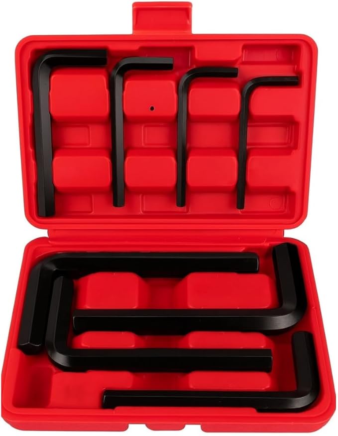 Yellow Paw Jumbo Allen Wrench Set (8 Pack - Extra Large Hex Key Set) Sizes 1/4, 5/16, 3/8, 7/16, 1/2, 9/16, 5/8, 3/4