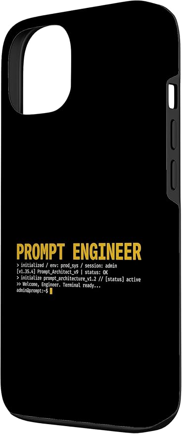 Prompt Engineer Terminal Screen AI Developer Software Coder Case for iPhone 13