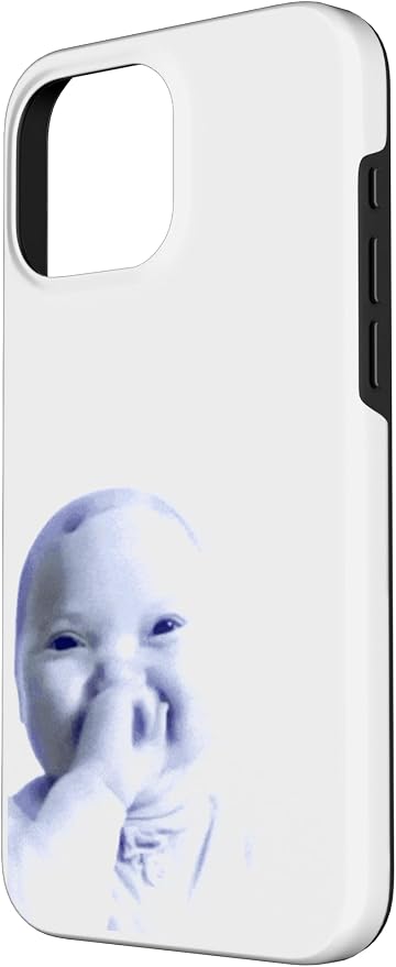 AI Baby Holding Laugh Meme Case for iPhone 16 Pro Max