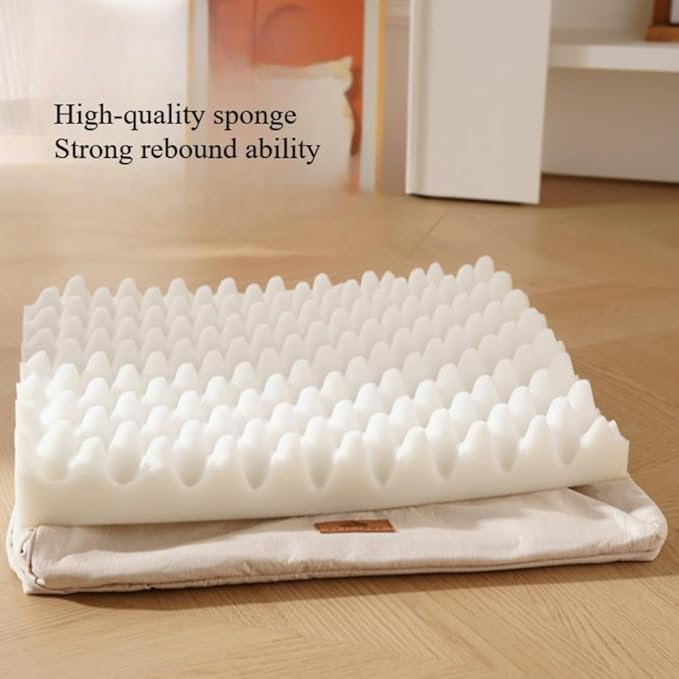 Large Dog Bed with Removable Washable Cover & Bolsters - Waterproof, Non-Slip Pet Sofa for Big Dogs(Green,24 * 18 * 8in)