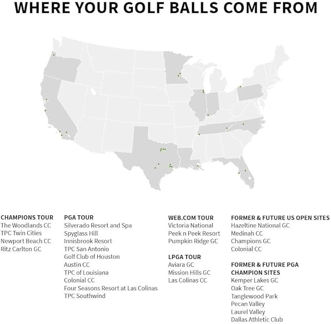 LostGolfBalls - e6 Golf Balls in Mint Condition, AAAAA Quality, Recycled Used Golf Balls, Best Value Golf Balls, White