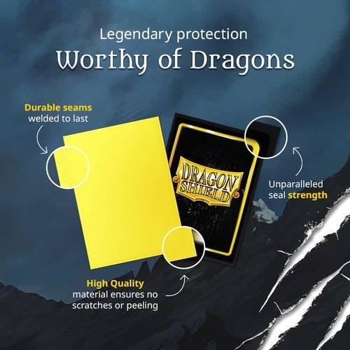 Dragon Shield | Classic Card Sleeves - 100 CT Smooth & Durable TCG Protection | Clear