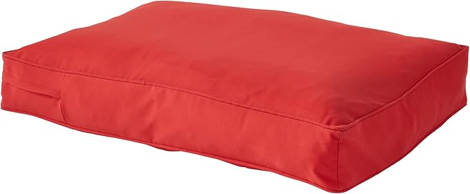 Charlie Rectangle Indoor/Outdoor Pillow Style Dog Bed, Salsa, Medium (30" x 42")