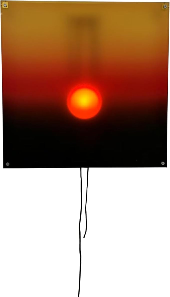 Mindfulness Wall Lamp Features Manual Sun Sunrises Sunset Hanging Light for Serenes Home Atmospheres Acrylic Wall Light