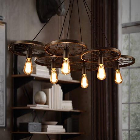 Vintage Edison Bulb 4W,Equivalent 40W Incandescent,ST18 Antique LED Filament Bulbs,Non Dimmable 2700K Warm White,E26 Led Bulb,Pack of 6