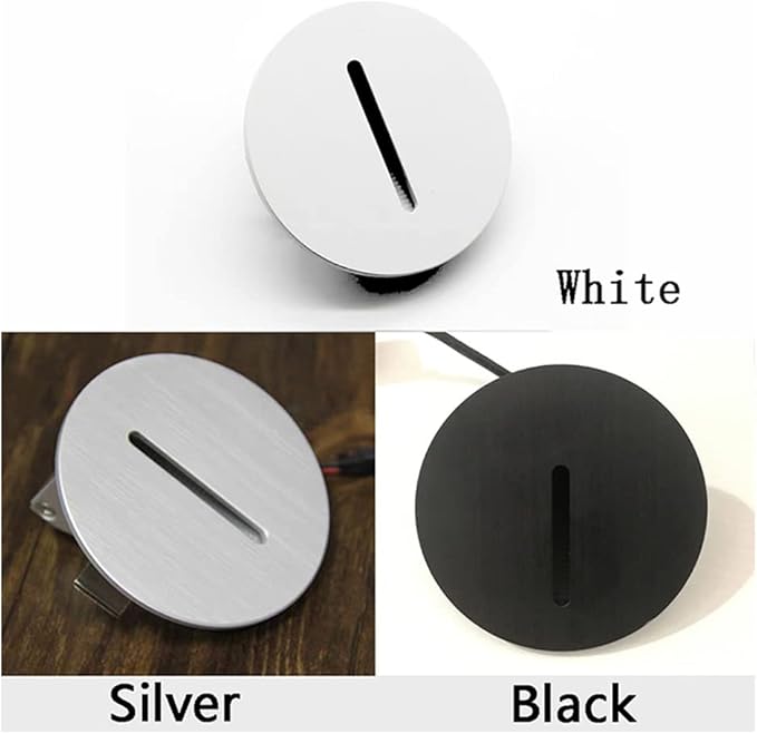 TTPP 1W LED Recessed Wall Lamp Stair Light AC85-265V Step Light Indoor Recessed Staircase Lamp Stairway Corridor Wall Foot Lamp Sconce Lights-CoolWhite-White