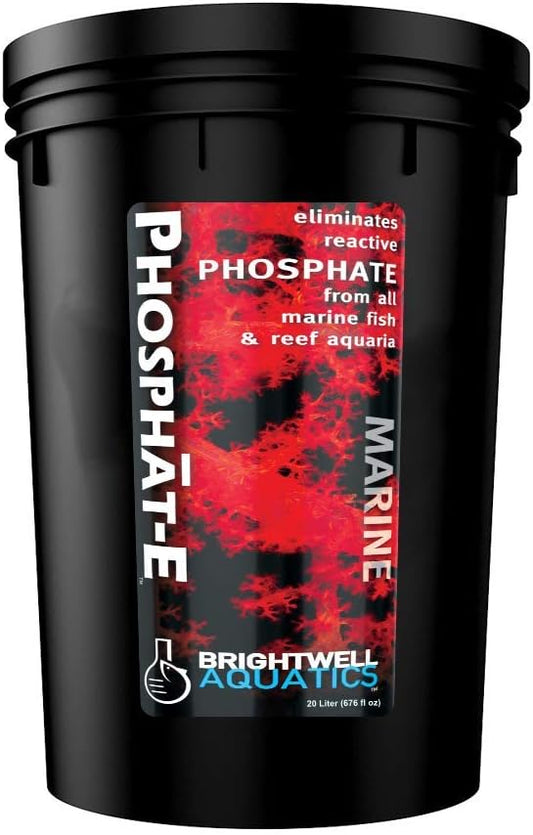 Brightwell Aquatics Phosphat-E Liquid Phosphate Remover for Marine Fish and Reef Aquariums - Aquarium Water Treatments, 5.28 GAL