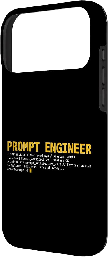 Prompt Engineer Terminal Screen AI Developer Software Coder Case for iPhone 17 Pro Max