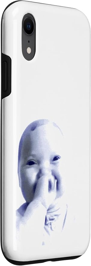 AI Baby Holding Laugh Meme Case for iPhone XR