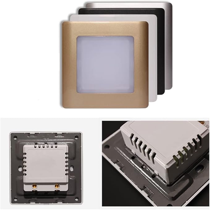 LED Step Lamp Stair Light AC85-265V Wall Light Corridor Aisle Lighting Indoor Wall Lighting CoolWhite Gold