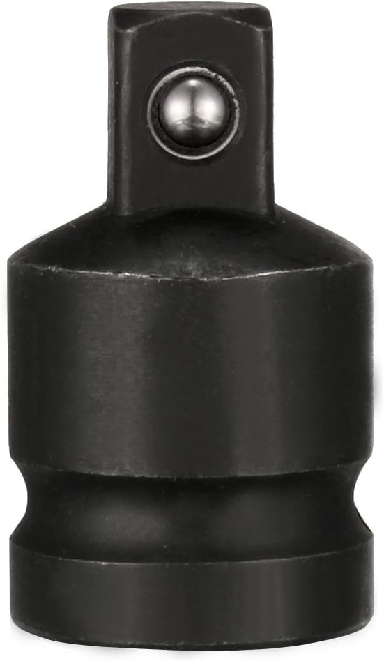 uxcell 1/2" Drive (Female) x 3/8" (Male) Impact Socket Reducer for Use with Air Impact Wrenches, Breaker Bars, Ratchets, CR-MO Steel