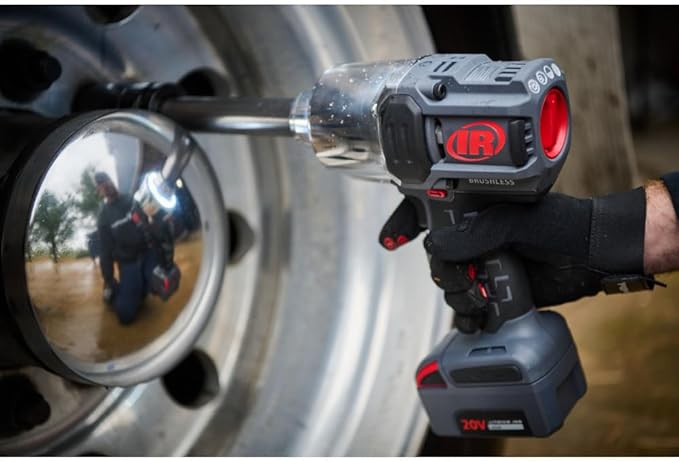 Ingersoll Rand W8571 3/4" 20V Cordless Impact Wrench Bare Tool, 2000 ft-lb Torque, 6" Extended Anvil, Friction Ring Thru-hole, Pistol