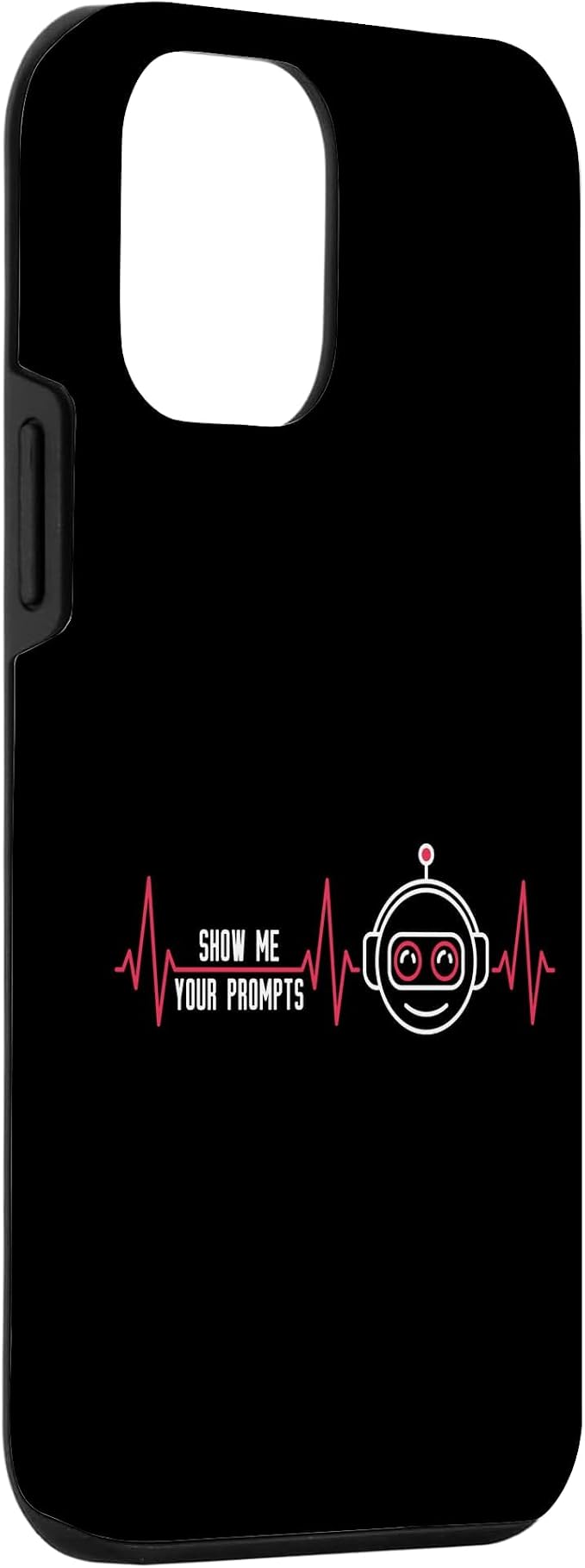 Show Me Your Prompts AI Artificial Intelligence Heartbeat Case for iPhone 12 mini