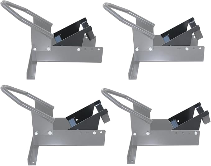 MaxxHaul 80077 Standard Motorcycle Wheel Chock with Pivoting Cradle