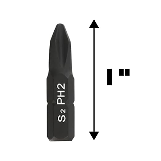 Narwhal Phillips #2 Screwdriver Impact Bits - 1 Inch (Bulk 100 Pack - Industrial Grade) Impact Rated CR-M Alloy Steel PH2 Magnetic Head Bits with Case.