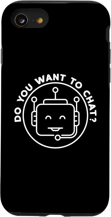 Chatbot - Do You Want To Chat? AI and ML Geek Case for iPhone SE (2020) / 7 / 8