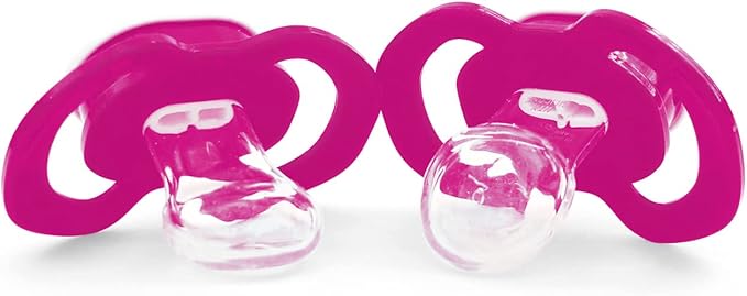 Baby Fanatic Girls Pink Pacifier 2-Pack - NFL Philadelphia Eagles - Officially Licensed League Gear