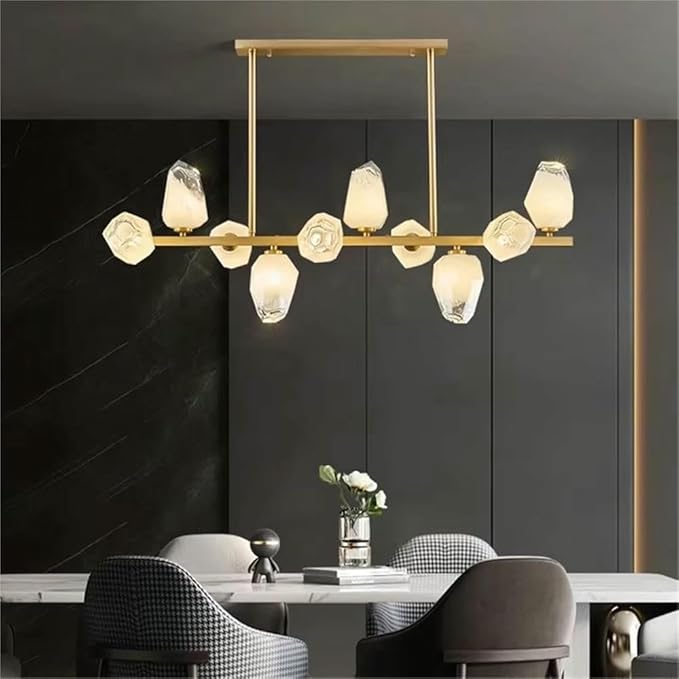 Pendant Lights Nordic Smart Home Decoration Pendant Light, Living Room Dining LED Indoor Lighting Fixtures,Elegant(Warm White,Golds 10 Heads)