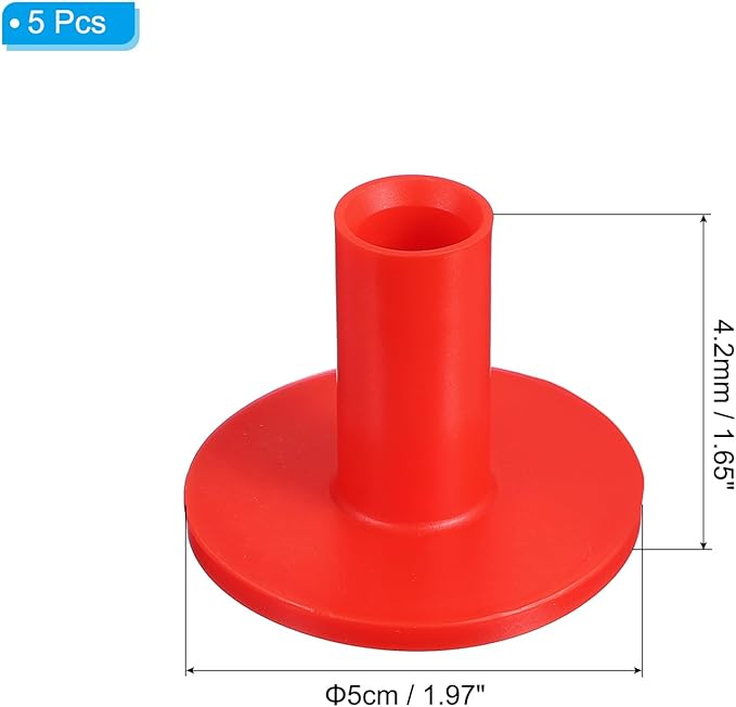 PATIKIL Rubber Golf Tees, Tall Practice Training Driving Range Tee Stable Ball Holder