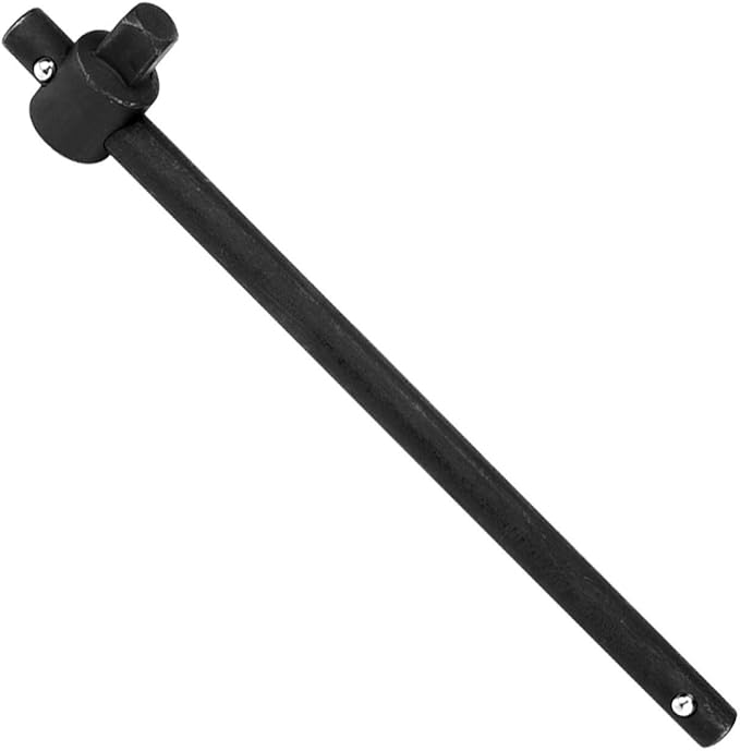 1/2 in Breaker Bar, Sliding Wrench Breaker Bar T-Handle Socket Wrench Heavy Duty Steel With Ergonomic Design(#2)