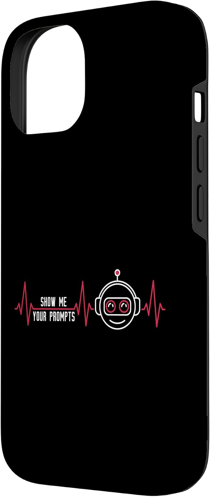 Show Me Your Prompts AI Artificial Intelligence Heartbeat Case for iPhone 14