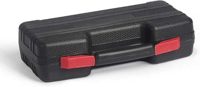 39-Piece General Tool Set-Essential Household Hand Tool Kit with Portable Toolbox Storage Case (Red)