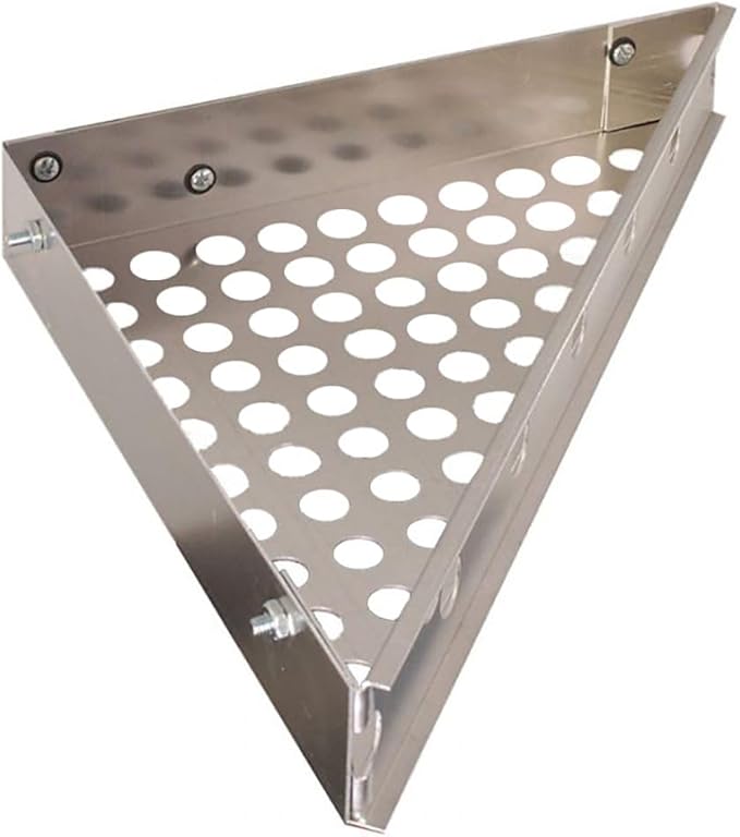Innovis 12"x12"x17" Triangular Better-Bench, Silver Steel Wall Mount Workbench