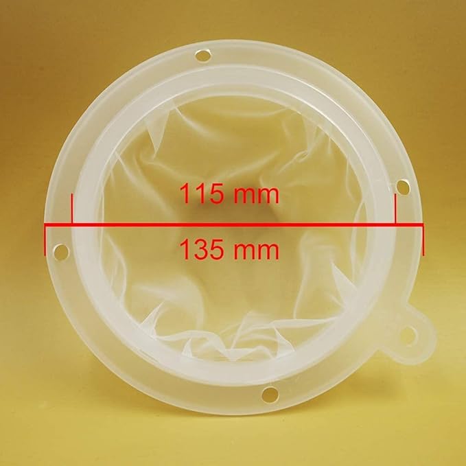 Wine Filter Mesh Food Filter Juice Jam Coffee Sediment Strainer for 5 in Kitchen Funnel (Filter 200mesh)