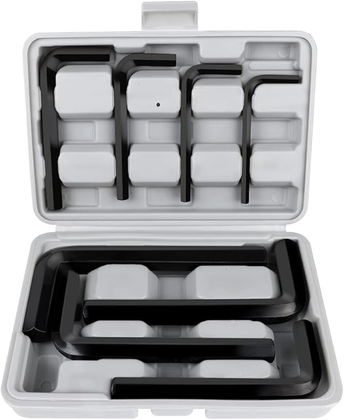 Yellow Paw Jumbo Allen Wrench Set (8 Pack - Extra Large Hex Key Set) Metric Sizes 7mm, 8mm, 9mm, 11mm, 12mm, 14mm, 15mm, and 17mm
