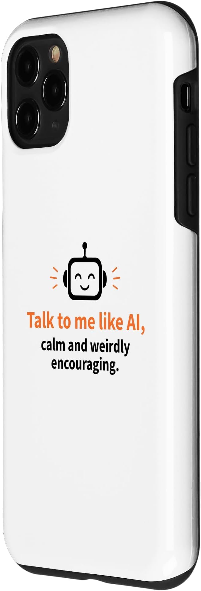 AI Robot Calm Encouraging Tech Support Case for iPhone 11 Pro